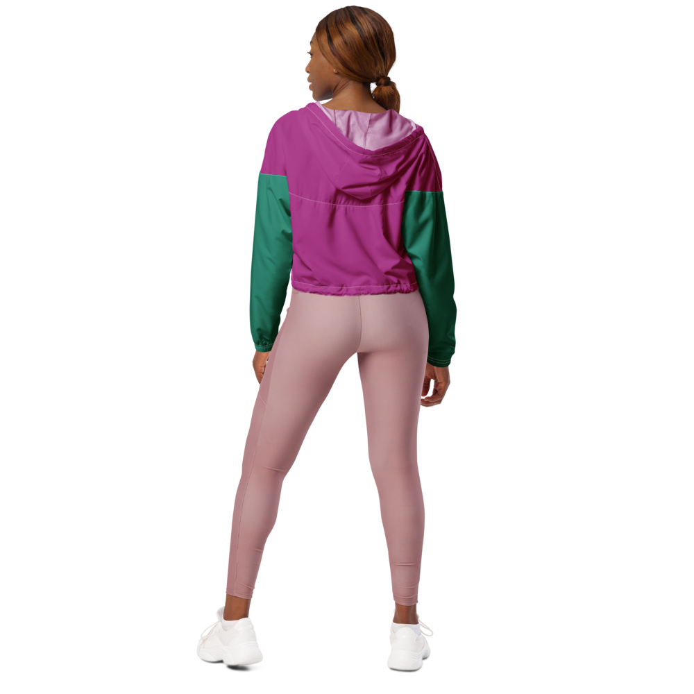 Green & Pink Windbreaker